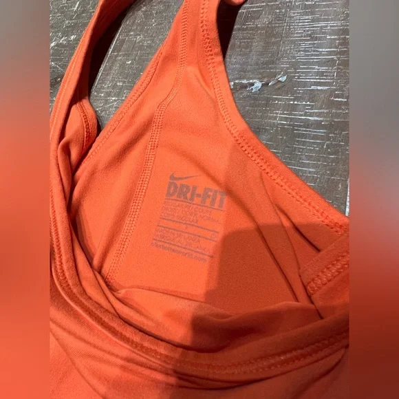 Nike Dri-Fit Orange Racerback Tank - Picture 5 of 5